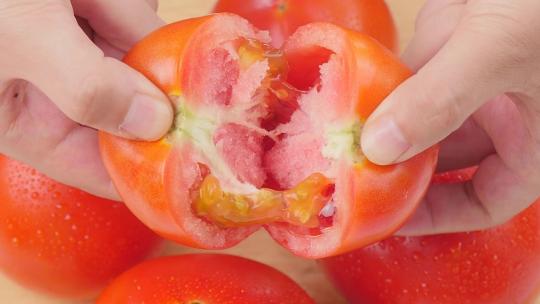 沙瓤西红柿视频素材模板下载
