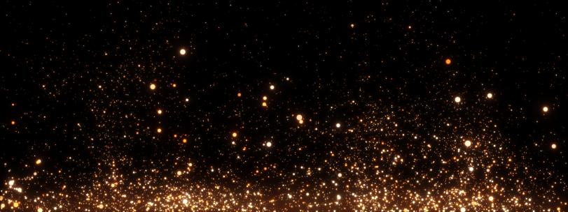 金色唯美粒子01-alpha透明通道