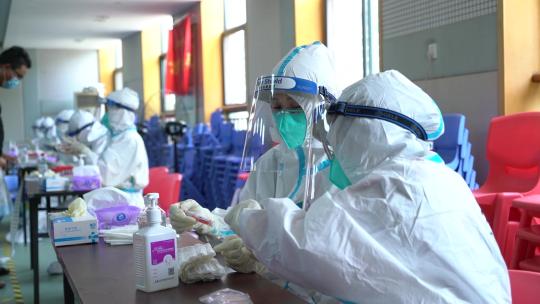 6056 南京 核酸检测 疫情视频素材模板下载