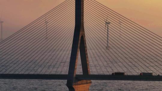 上海东海大桥航拍8视频素材模板下载
