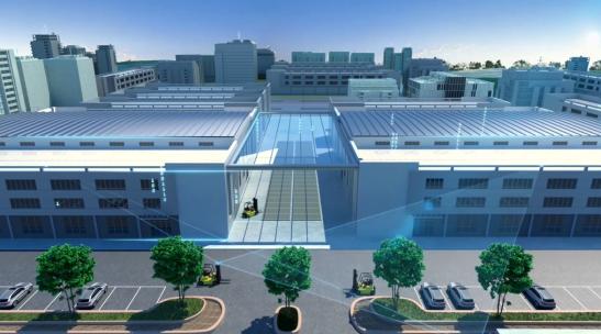 现代化物流运输工厂现代化转场智慧产业园