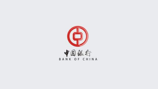 中国银行logo展示AE视频素材教程下载