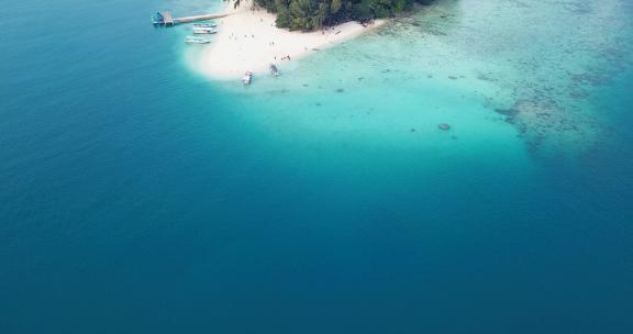印尼大海海岛航拍