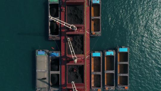 海上运煤船码头物流运输港口进出口集装箱2