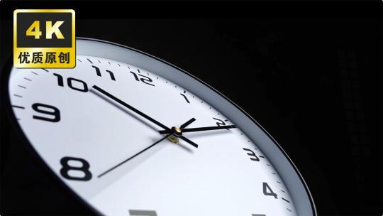 时钟转动延时 时间时光流逝钟表指针转动