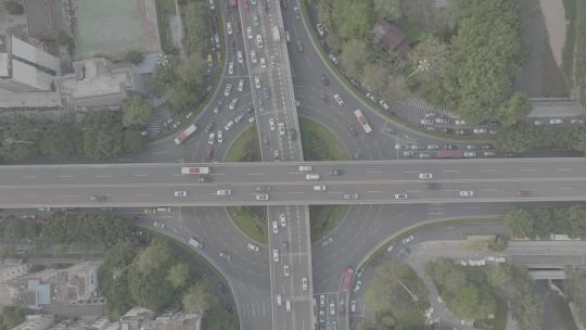 LOG格式广州中山一路立交桥视频素材模板下载