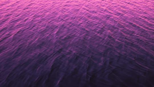 4K紫色的水波纹流动