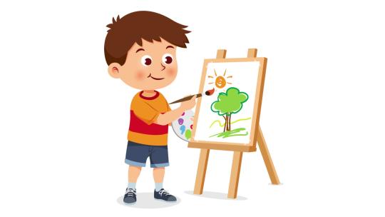 mg小孩画画儿童美术