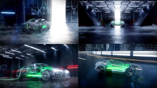 新能源汽车充电环保低碳绿色出行