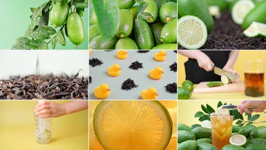 香水柠檬鸭屎香柠檬茶饮品广告创意实拍高清在线视频素材下载