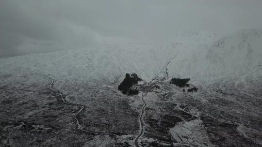 度假村雪景