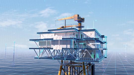 新能源 生产车间 重工业设备