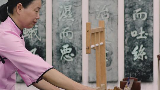 中国传统手艺织布工艺