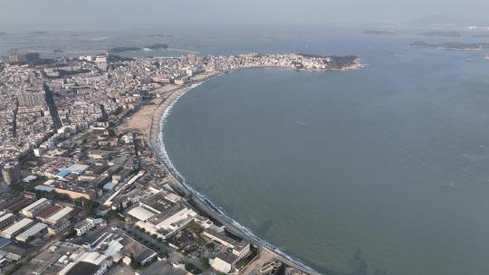 原创 福建漳州东山岛南门湾海岸线航拍风光