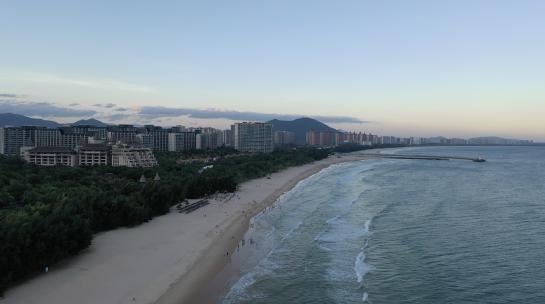 海南陵水清水湾沙滩自由灯塔高清在线视频素材下载