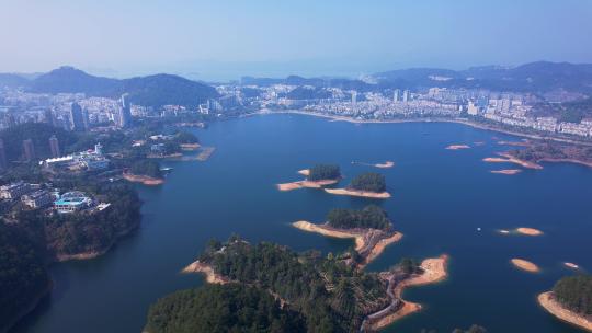 杭州淳安县千岛湖航拍