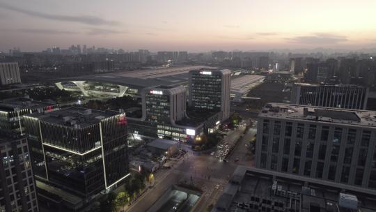 航拍杭州顾家大厦 Dlog未调色