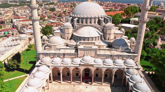 航拍土耳其著名建筑