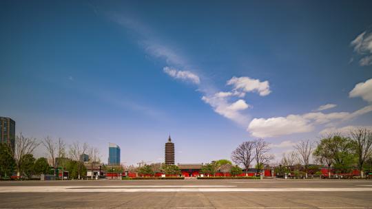 北京城市副中心 通州文庙延时摄影