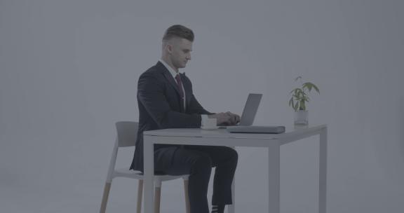 4k正装商务男士白领办公