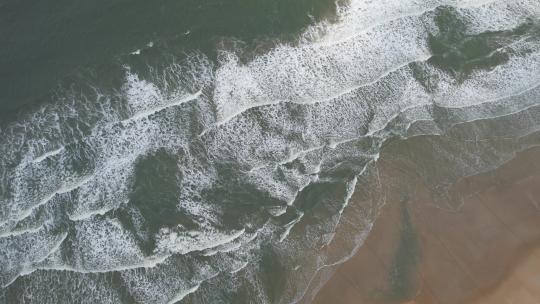 原创福建漳州东山岛金銮湾海滩自然风光航拍视频素材模板下载