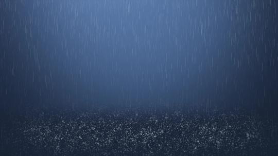 大雨倾盆而下雨水飞溅背景 雨季的夜景 4k