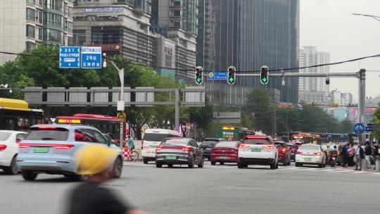 广州市区下班高峰期拥堵街道