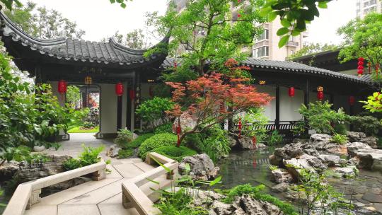中式园林 庭院建筑