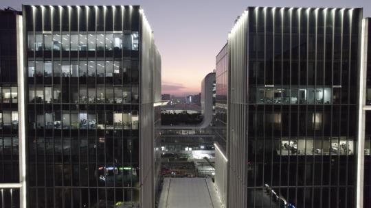 航拍杭州顾家大厦 Dlog未调色