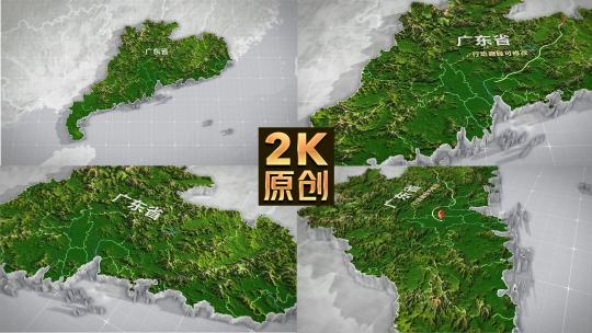 广东三维地图3d高清AE视频素材下载