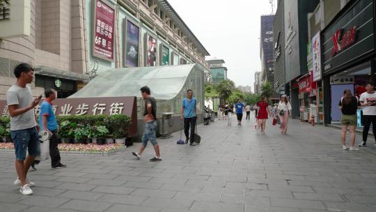 合集_西安骡马市商业步行街4K延时