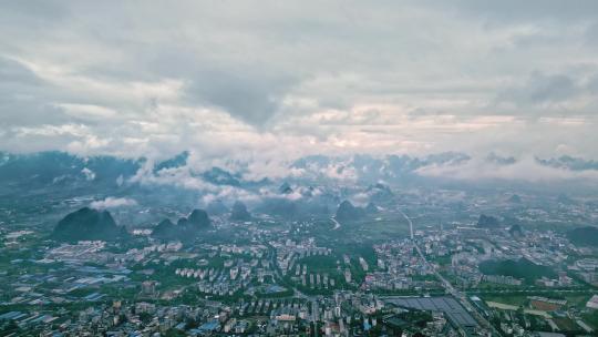 烟雨桂林 桂林山水云雾