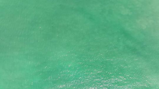 俯瞰碧绿海水视频素材模板下载