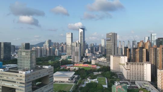 深圳南山区科技园产业园软件园航拍视频素材模板下载