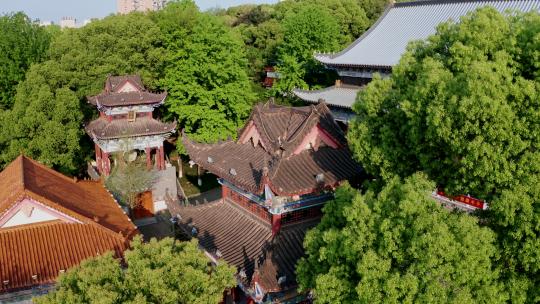 湖南长沙松柏寺古典建筑之美寺庙实拍视频视频素材模板下载