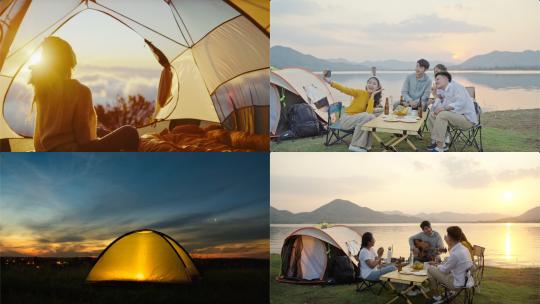 【合集】年轻人户外露营聚会