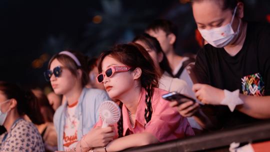 音乐节观众人气