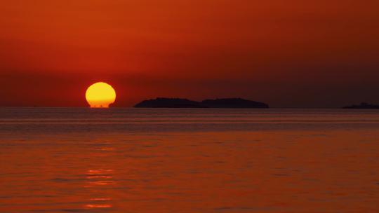 4K海边日落唯美美景夕阳无限好视频素材模板下载