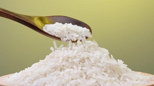 优质大米白米稻米实拍素材