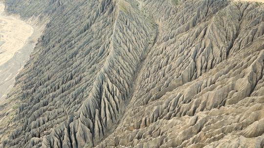 新疆独山子大峡谷景区山脉自然风光高清在线视频素材下载