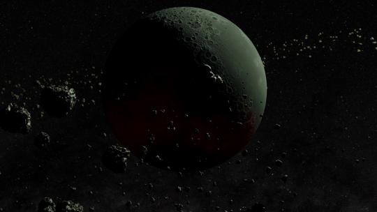 太空星云行星陨石银河星球动画 (11)视频素材模板下载