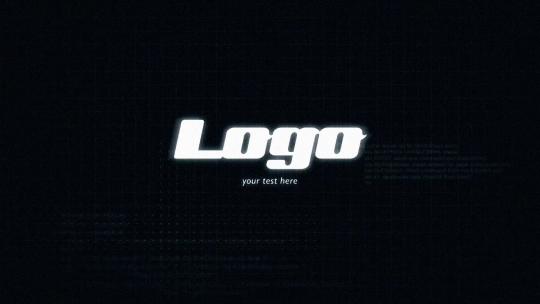 超现代徽标显示AE模板