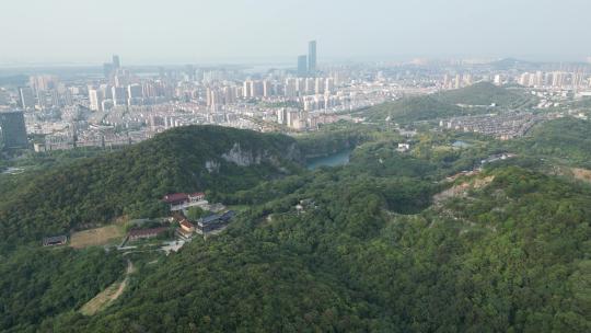 航拍江苏镇江南山风景名胜区