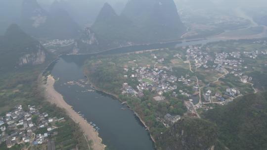 桂林山水航拍风光
