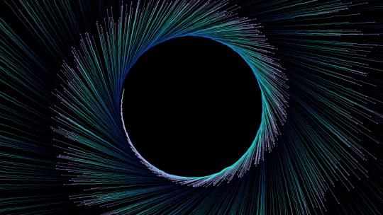 4k旋转粒子光线背景AE模板