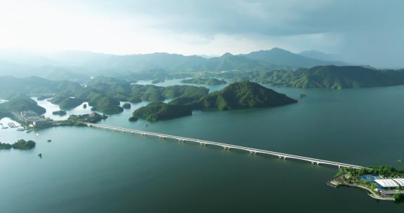 千岛湖大桥航拍