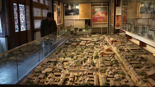 中国北京四合院历史微缩建筑视频素材模板下载