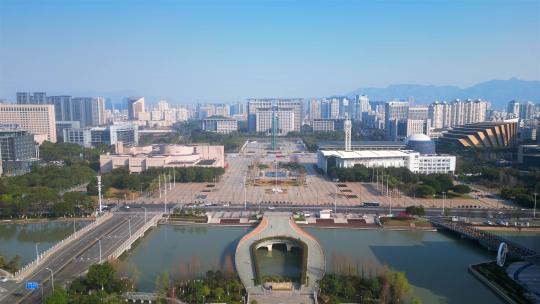 浙江省温州市中心区世纪广场城市环境