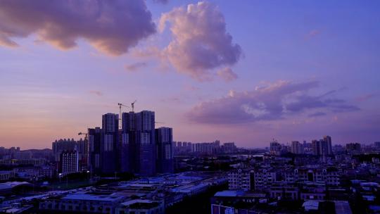 4K高清相机延时摄影·广州荔湾河沙城中村