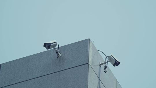 城市安全监控摄像头视频素材模板下载